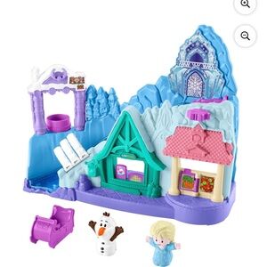 Disney Frozen Mini Ice Village Playset - Blue, Purple, Pink, Teal, White